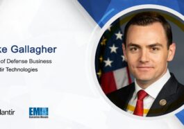 Palantir Names Former Congressman Mike Gallagher as Defense Business Head - top government contractors - best government contracting event