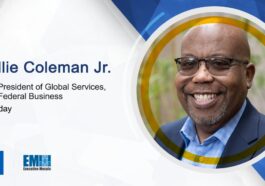 Willie Coleman Named Global Services VP at Workday's US Federal Business - top government contractors - best government contracting event