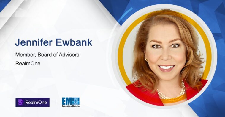 Jennifer Ewbank Joins RealmOne Board of Advisers - top government contractors - best government contracting event