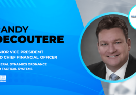 Randy DeCoutere Appointed General Dynamics Ordnance and Tactical Systems SVP and CFO - top government contractors - best government contracting event